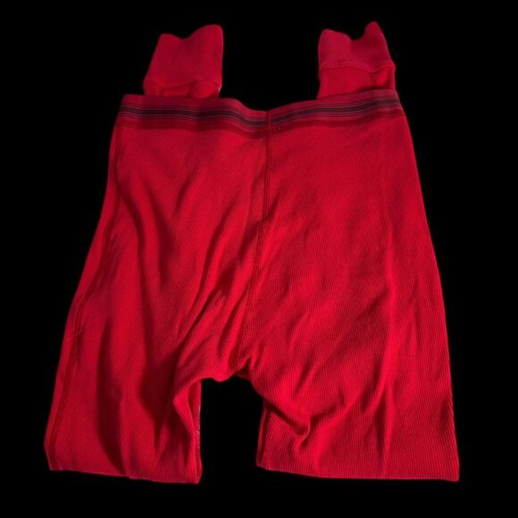 SKIMS Red Cotton Rib Knit High Rise‎ Leggings Sz S - Picture 4 of 7